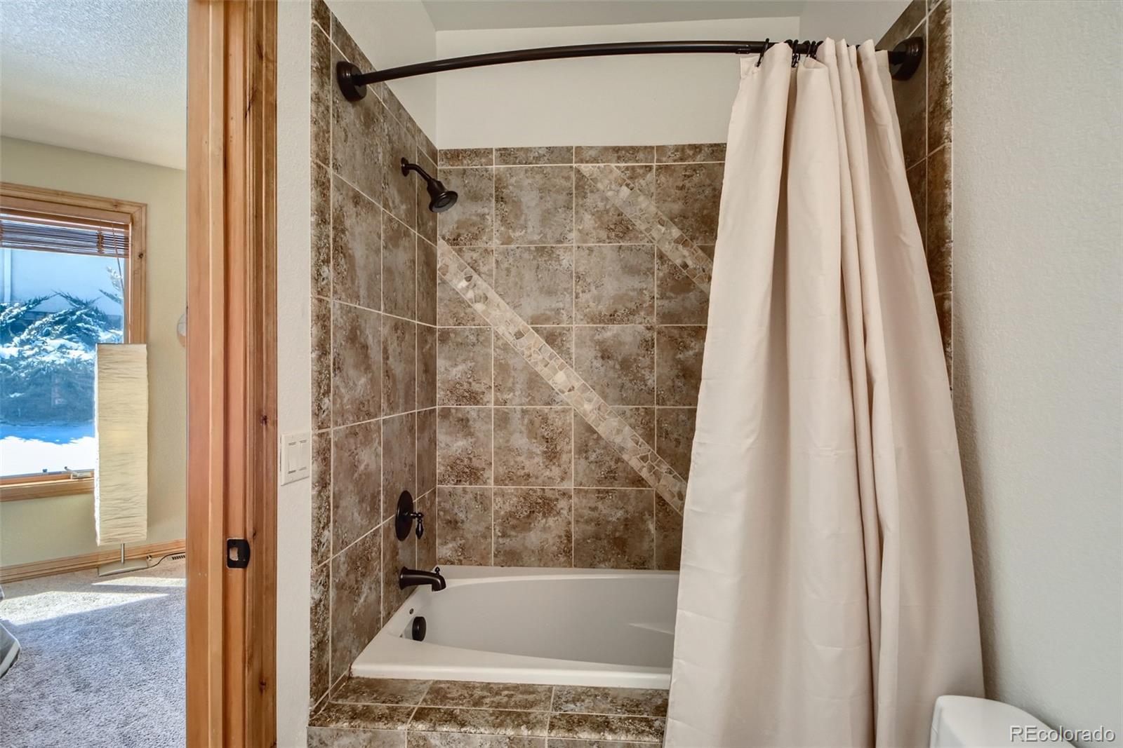 11227 Explorers Run Littleton, CO 80125 - Photo 25 of 33 a bathroom with a shower and a toilet