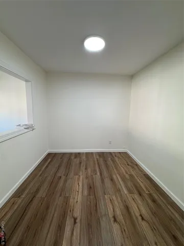 a view of wooden floor in a room