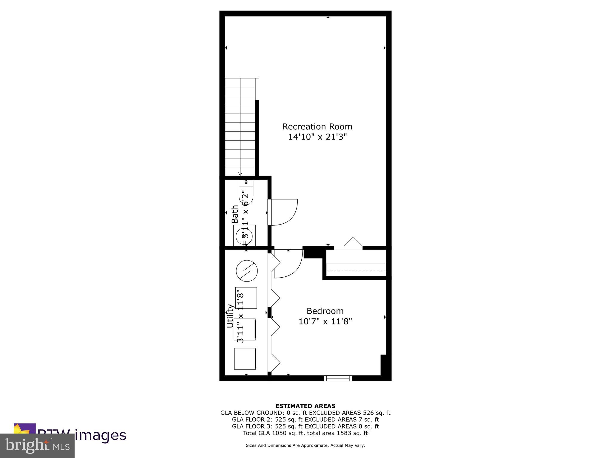 3907 9th Road South Arlington, VA 22204 - Photo 35 of 35 Lower Level Floor Plan