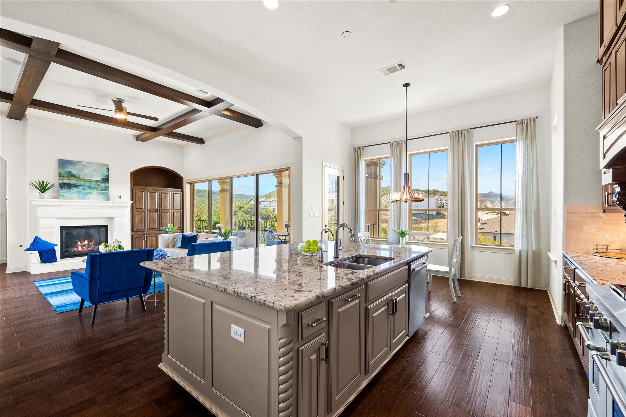 6000 Osceola Trail Austin, TX 78738 - Photo 15 of 40 a kitchen with granite countertop lots of counter top space
