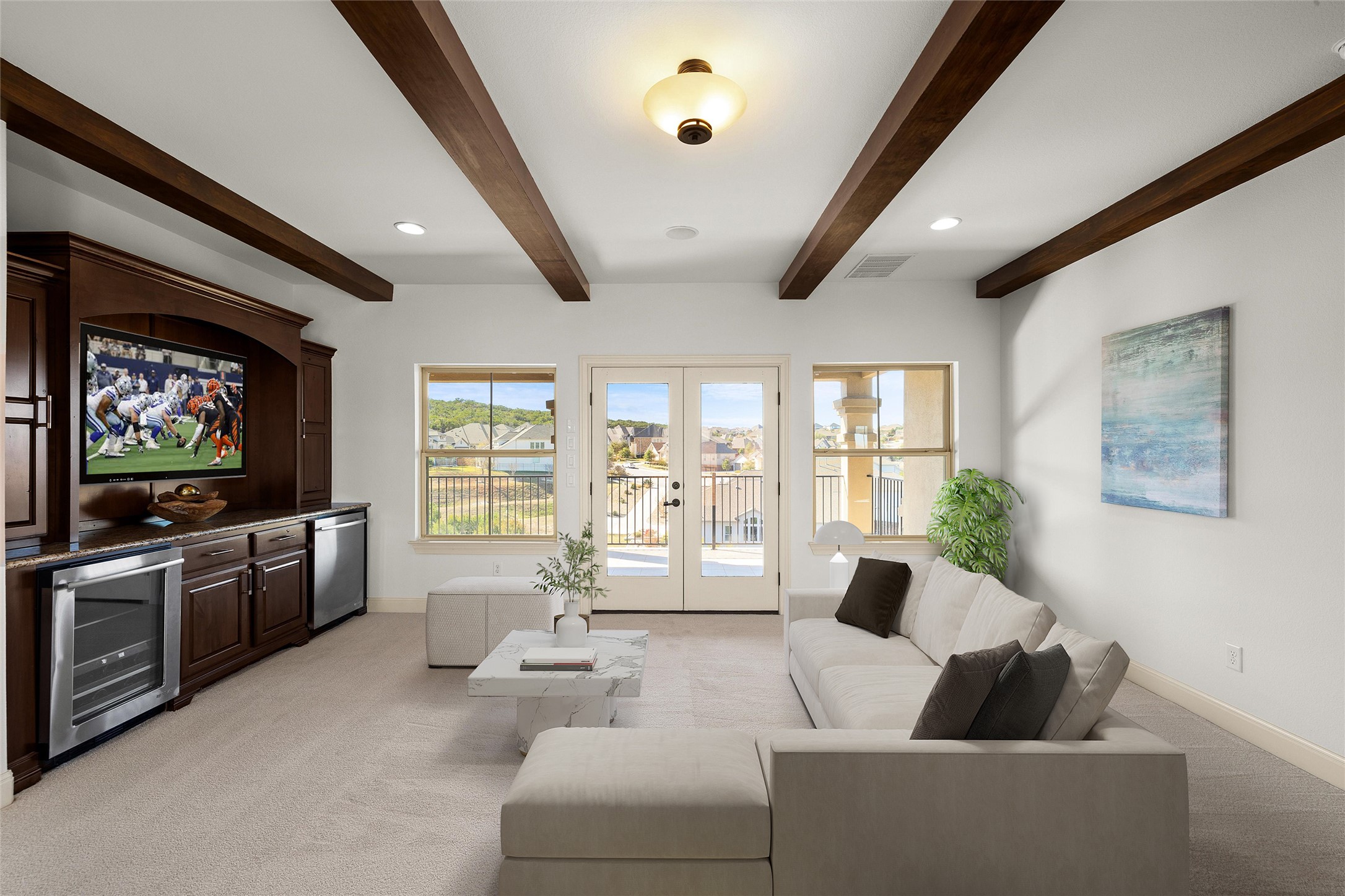6000 Osceola Trail Austin, TX 78738 - Photo 23 of 40 a living room with furniture and a flat screen tv