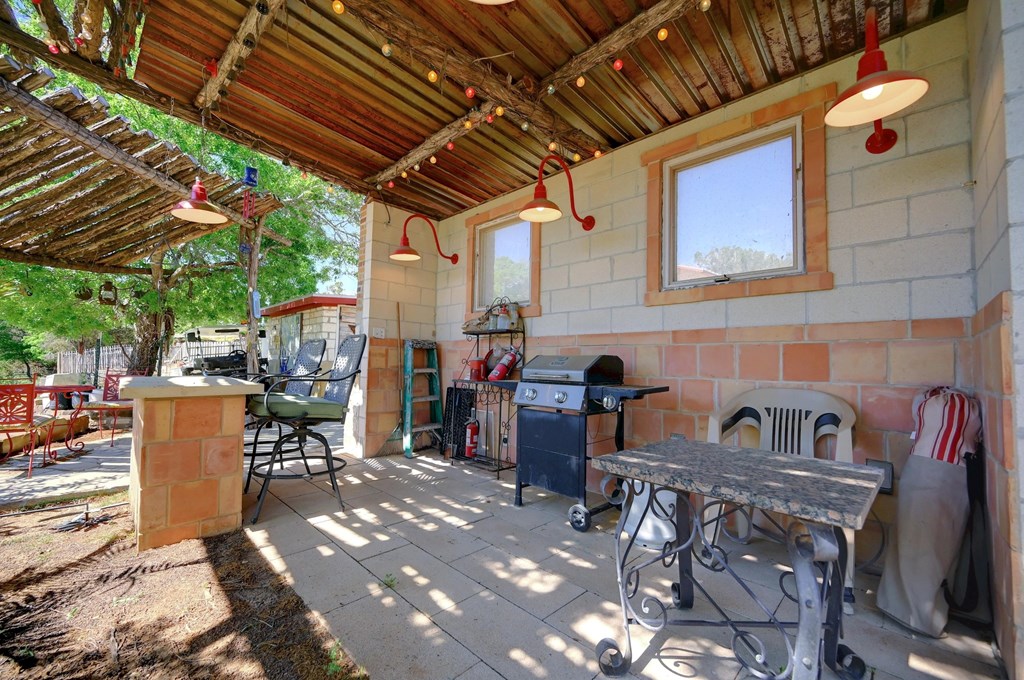 324 East Headwaters Ranch Road Kendalia, TX 78027 - Photo 15 of 61 a view of an outdoor space with sitting area