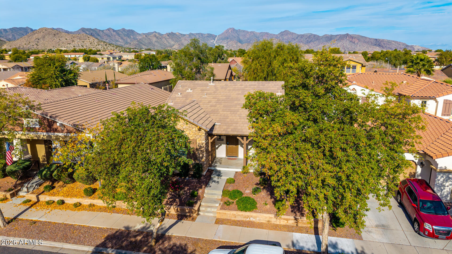 20594 West White Rock Road Buckeye, AZ 85396 - Photo 33 of 38 a view of a city with a lake
