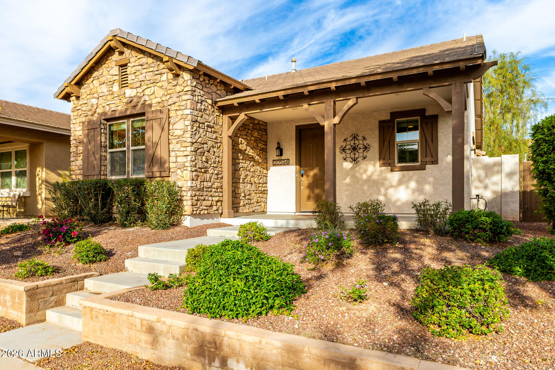 20594 West White Rock Road Buckeye, AZ 85396 - Photo 37 of 38 front view of a house