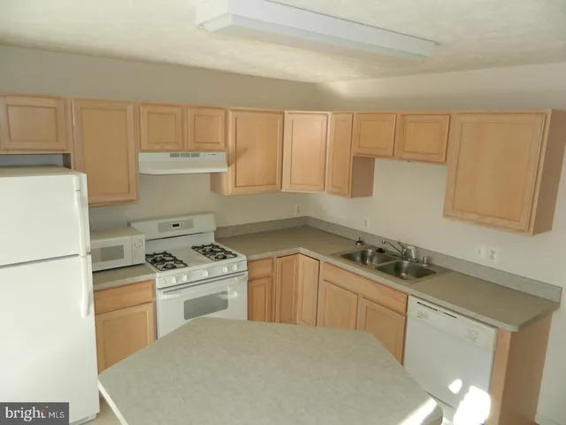 a kitchen with a stove a sink and a refrigerator