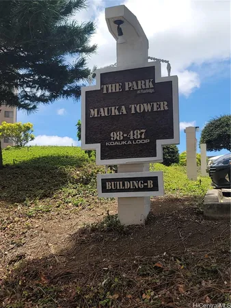 a sign on the side of the road