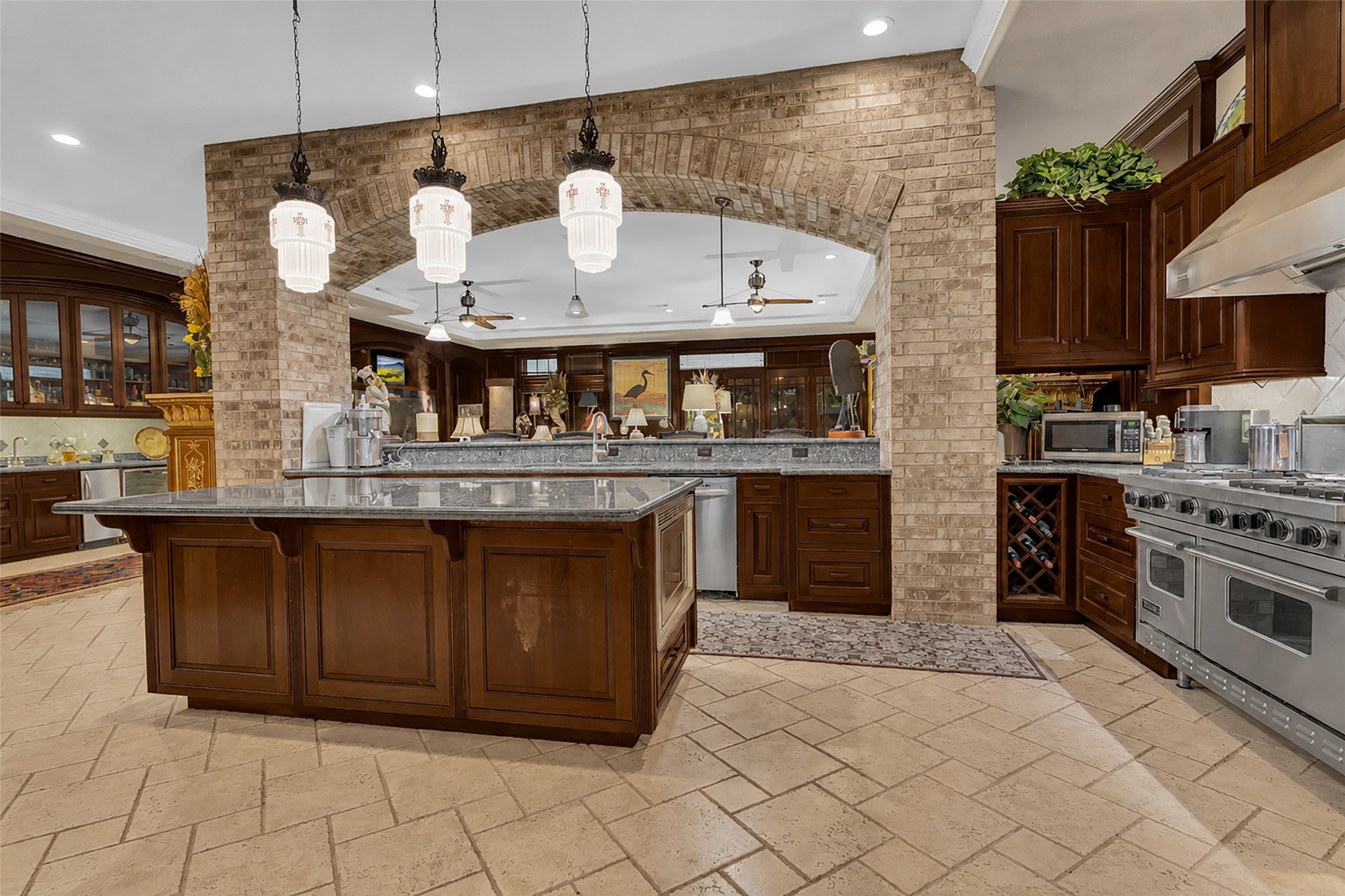 3519 Singleton Road Baytown, TX 77521 - Photo 9 of 42 Spacious kitchen with extra large island for entertaining