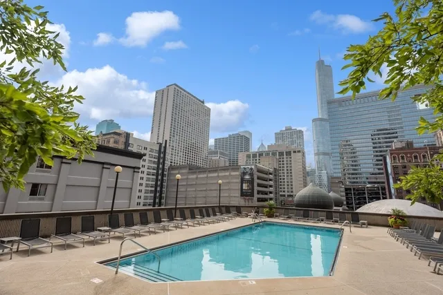a view of a terrace with chairs