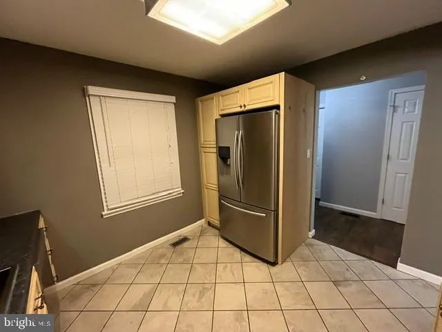 a view of a livingroom with wooden floor