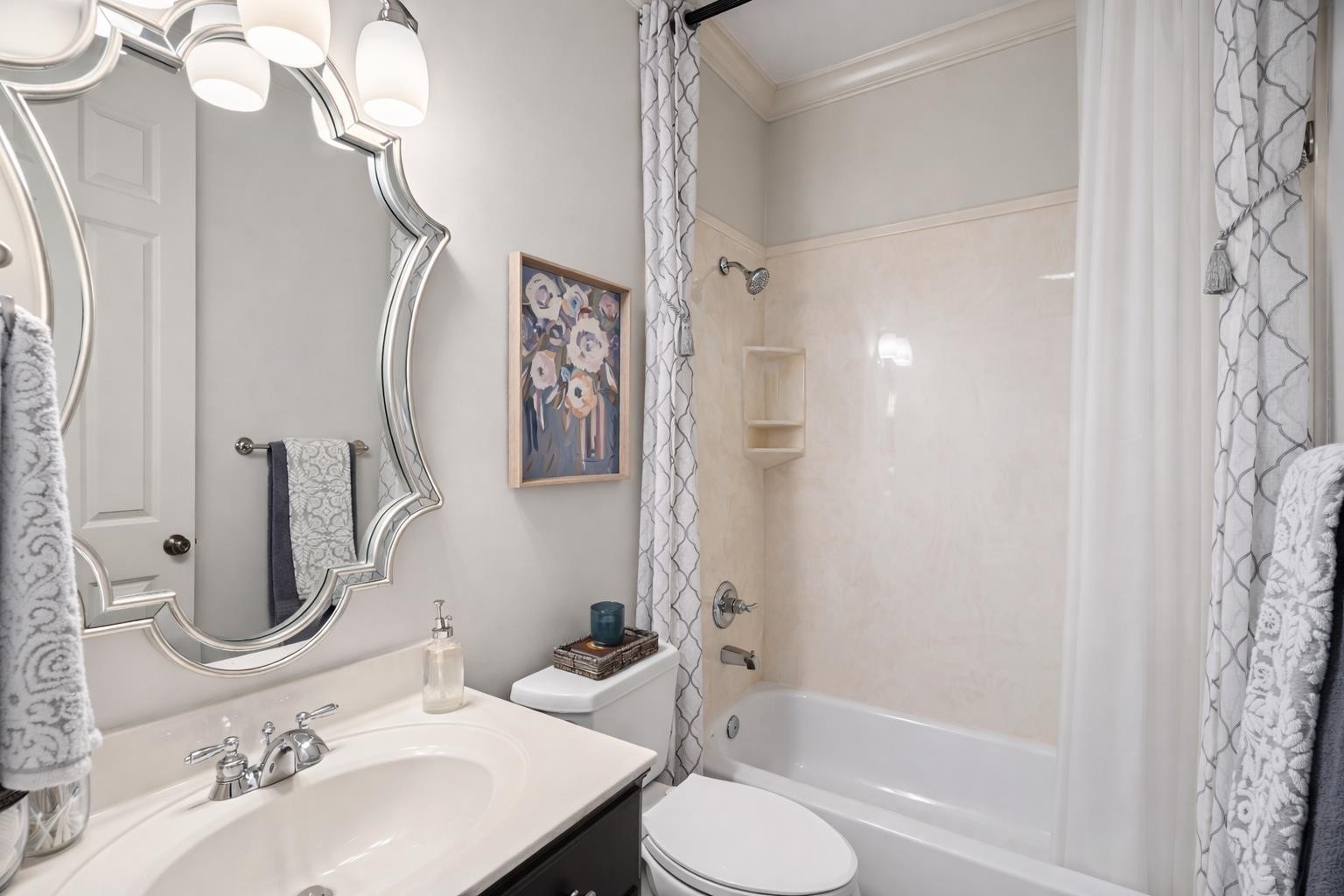 10257 Old Course Cove Collierville, TN 38017 - Photo 22 of 38 a bathroom with a sink toilet tub and shower