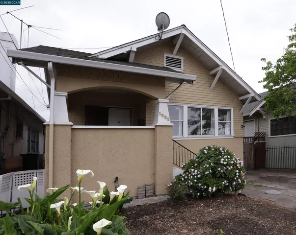 a front view of a house with lots of flower plants
