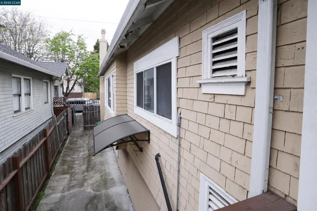 a view of a house with a balcony