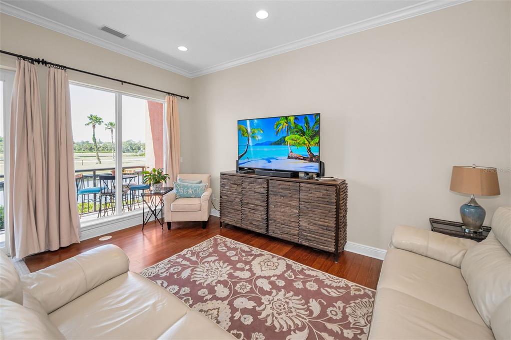 47 West Morgan Street Tarpon Springs, FL 34689 - Photo 17 of 64 a living room with furniture and a flat screen tv