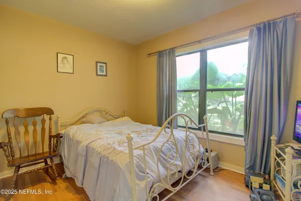 a view of a lake in middle of the town