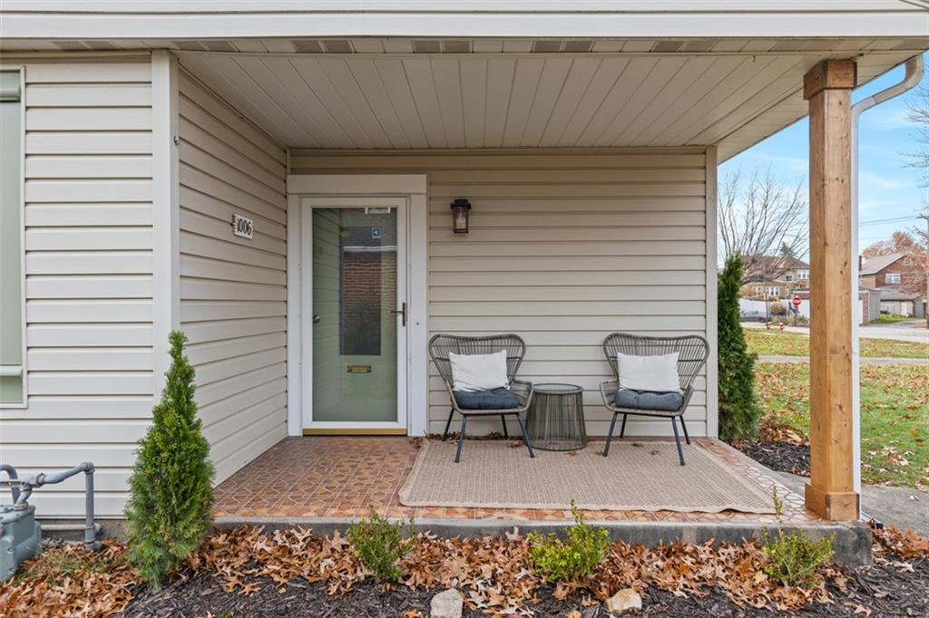 1006 Edgewood Road New Kensington, PA 15068 - Photo 33 of 47 a view of a patio with table and chairs and potted plants