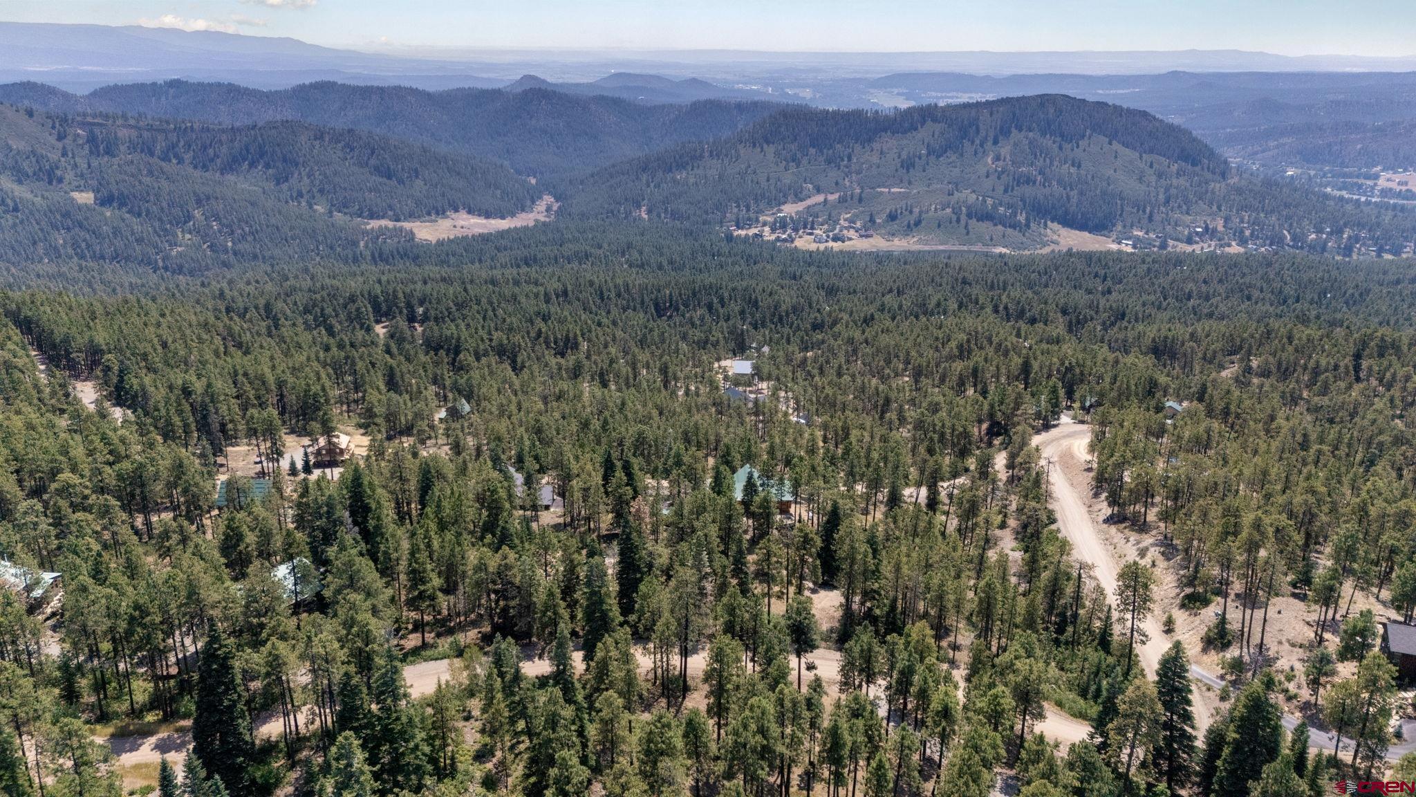186 Pine Ridge Drive Bayfield, CO 81122 - Photo 8 of 25 a view of a house with a mountain and a forest