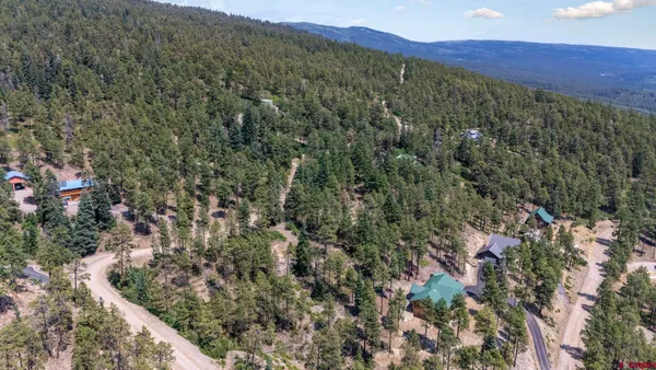 a view of city and mountain