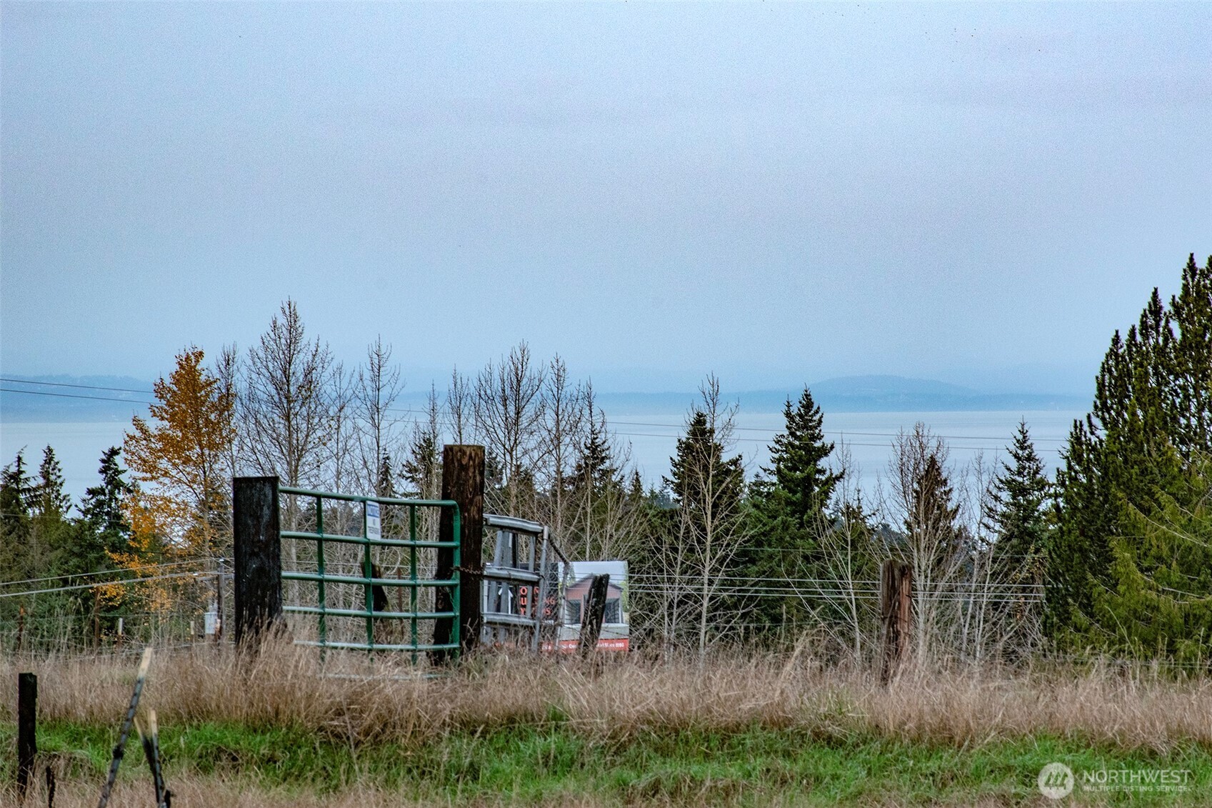 163 Cliff Robinson Lane Sequim, WA 98382 - Photo 3 of 40 a view of a lake with houses in back