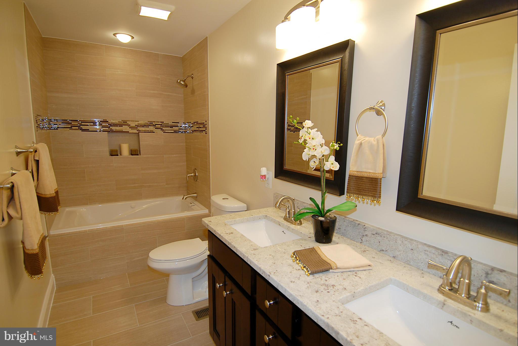 17919 Pond Road Ashton, MD 20861 - Photo 19 of 30 Hall Bath with Jacuzzi Tub