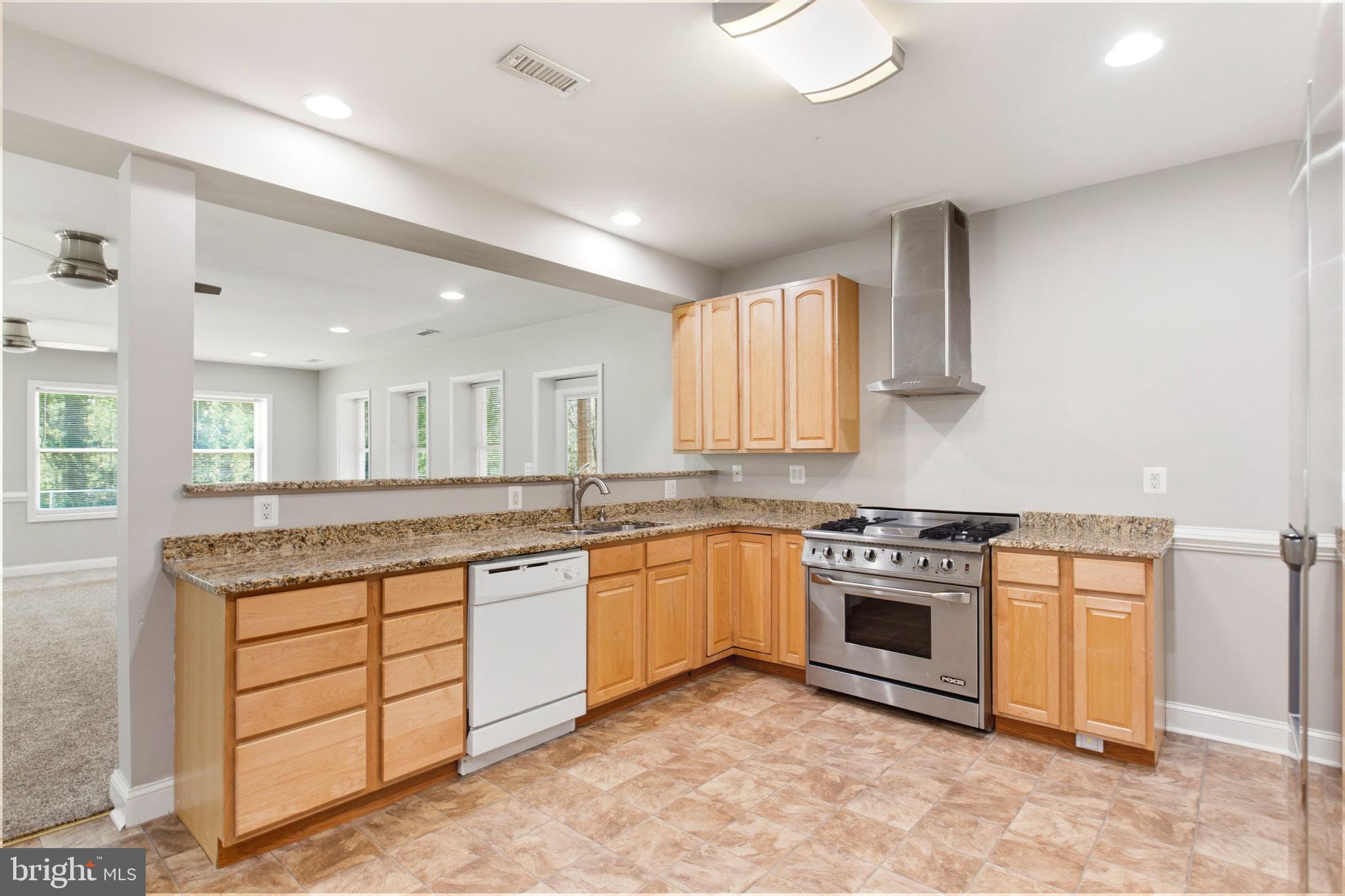 24524 Ruff Ruff Lane Hollywood, MD 20636 - Photo 22 of 41 Downstairs Kitchen with propane commercial stove