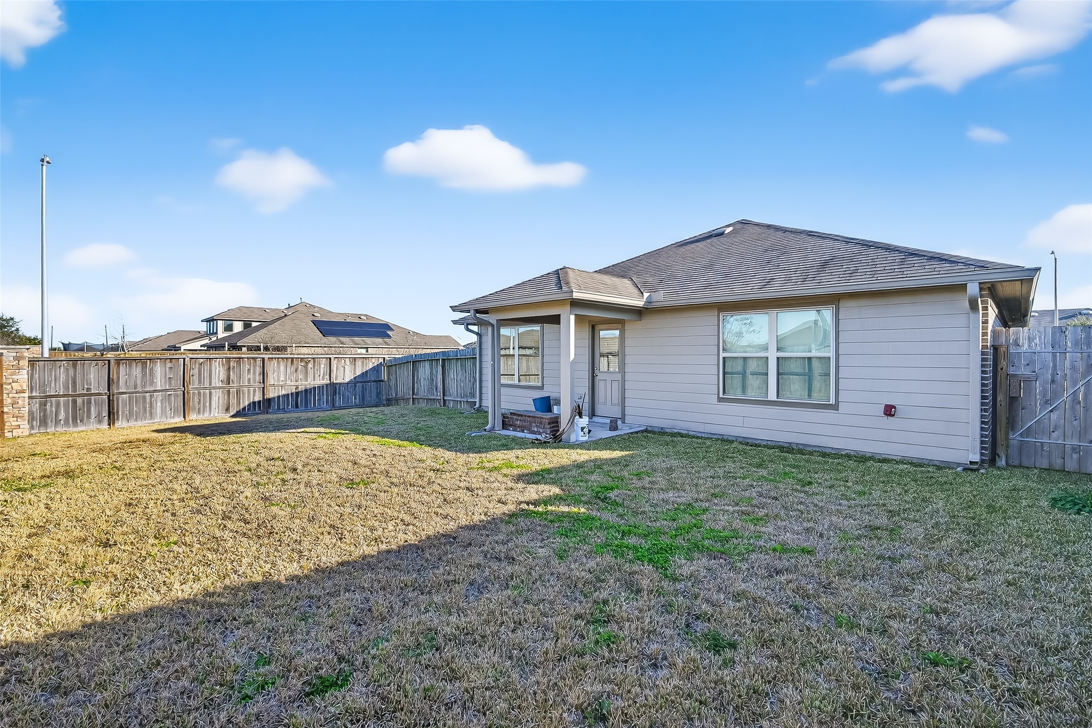 831 Petunia Falls Lane Rosharon, TX 77583 - Photo 24 of 25 Backyard with no back neighbors