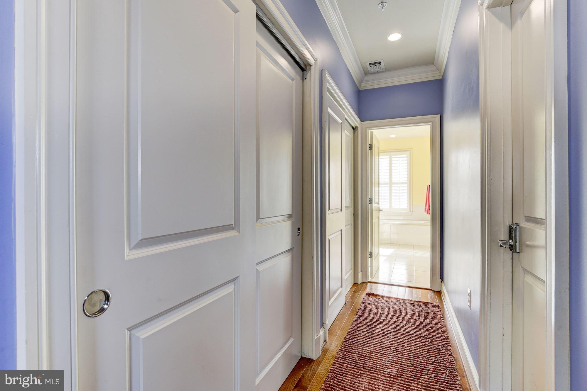 648 C Street Northeast Washington, DC 20002 - Photo 11 of 22 a view of a hallway with a livingroom and wooden floor