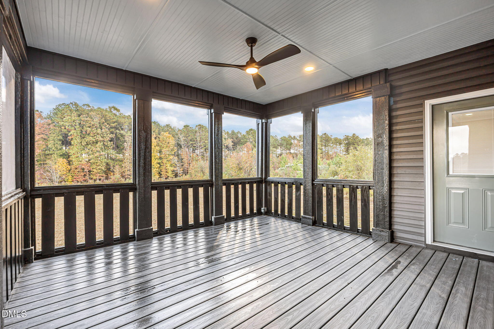 8629 Dukes Lake Road Zebulon, NC 27597 - Photo 35 of 52 a view of hallway with wooden floor