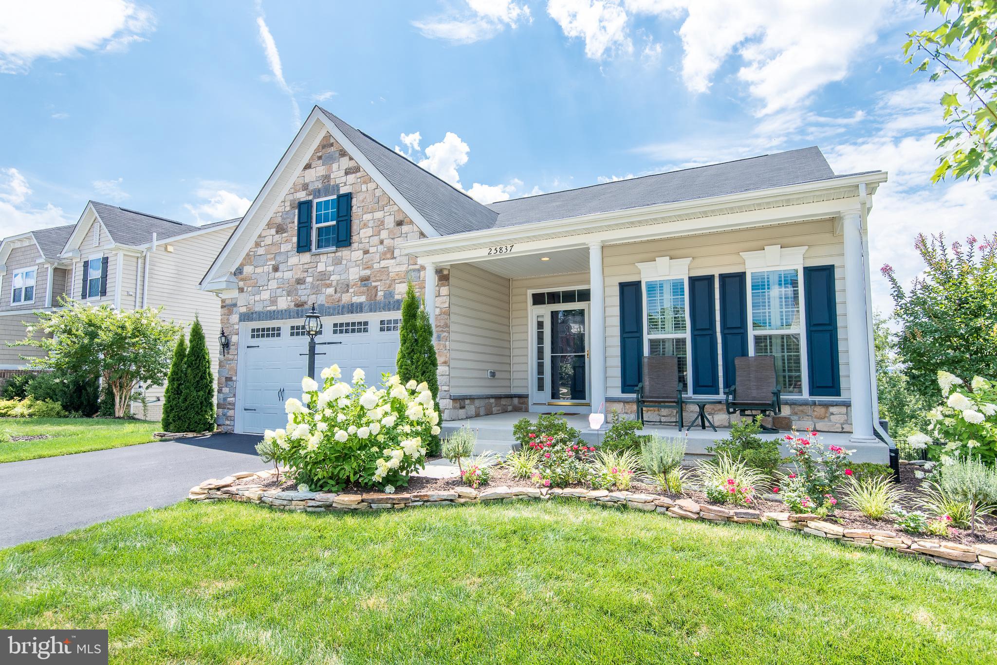 25837 Racing Sun Drive Aldie, VA 20105 - Photo 2 of 48 Stone Front Home w/Front Porch
