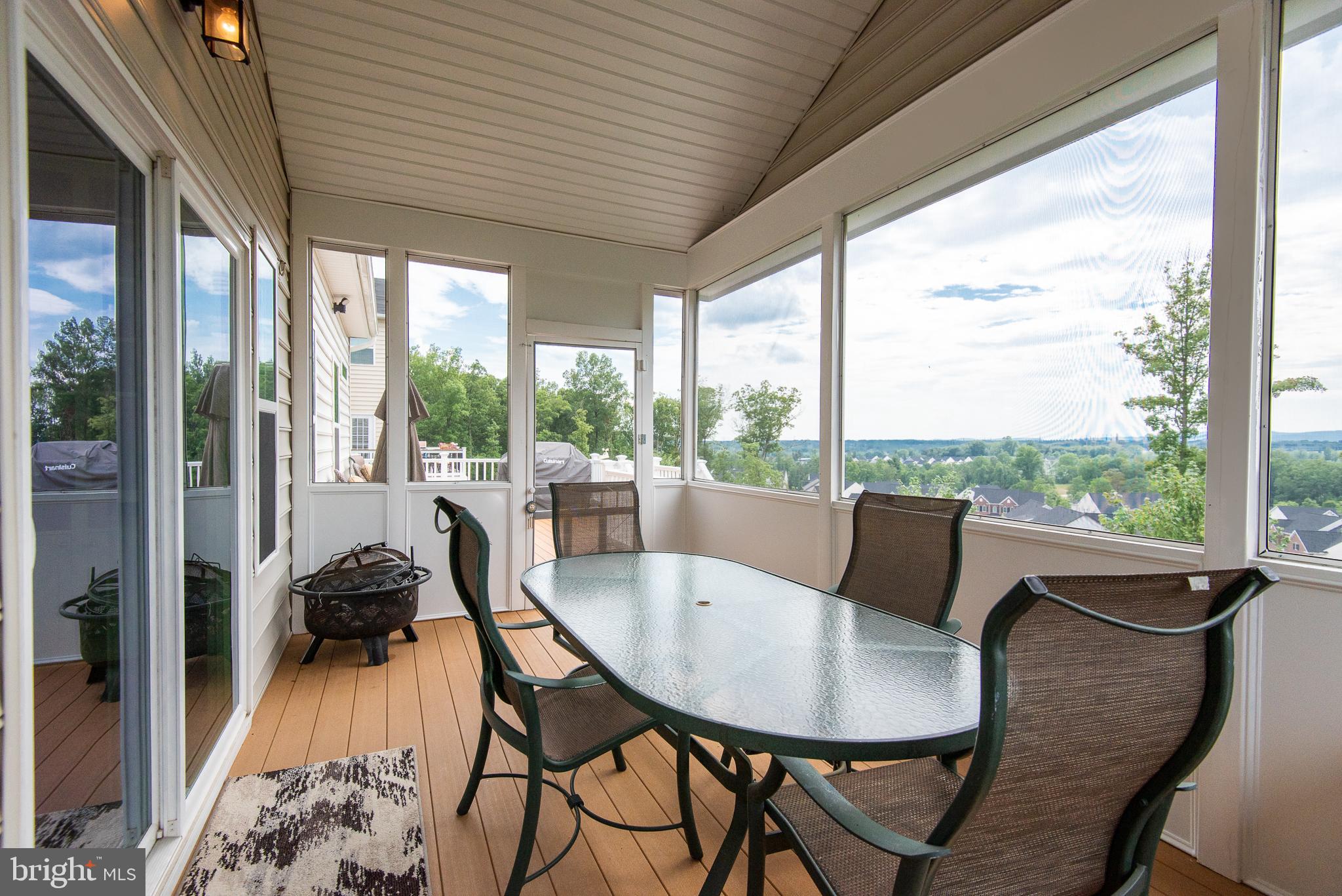 25837 Racing Sun Drive Aldie, VA 20105 - Photo 43 of 48 Screened Porch w/Ceiling Fan & Wiring for TV