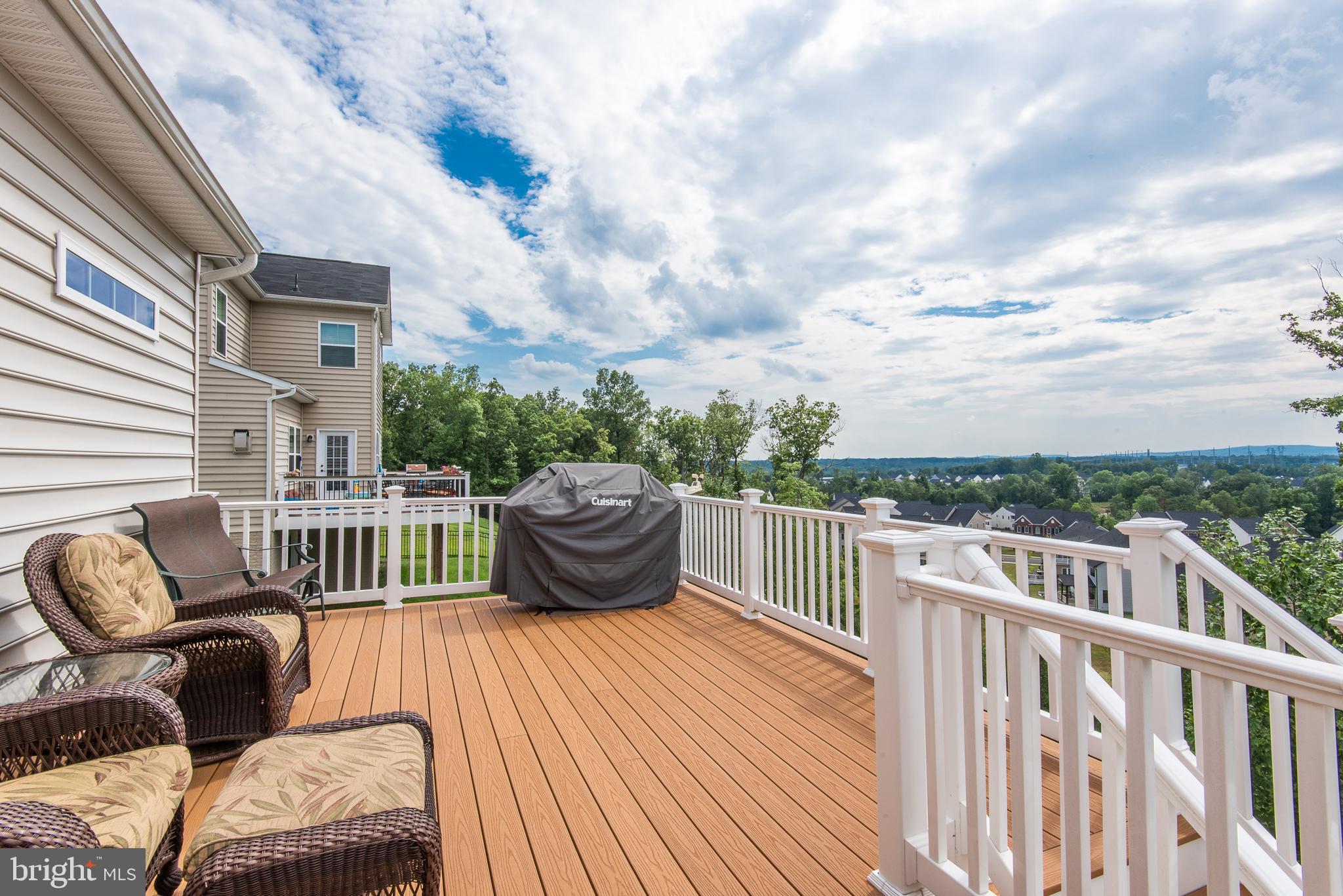 25837 Racing Sun Drive Aldie, VA 20105 - Photo 44 of 48 Deck Overlooks Mountains