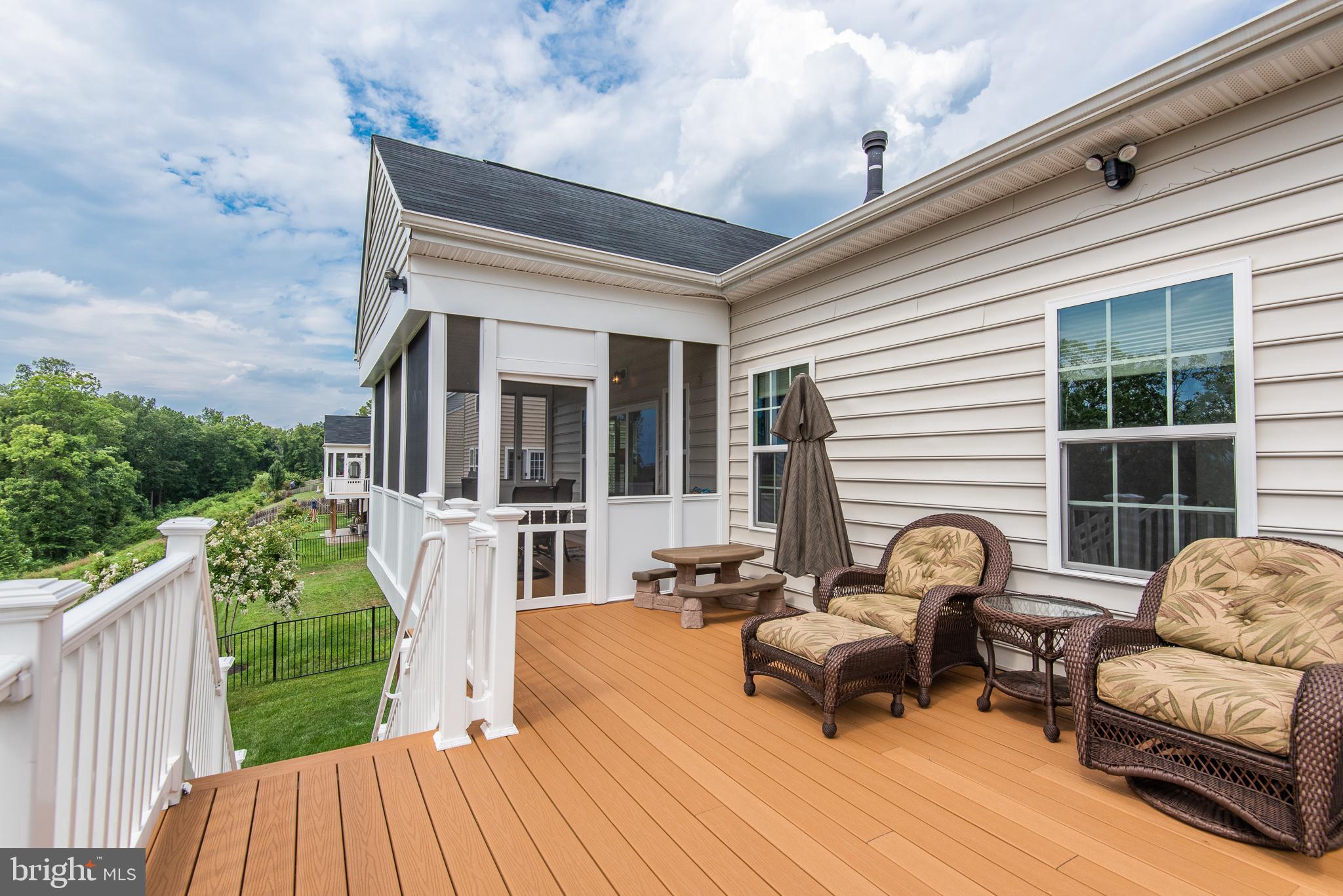 25837 Racing Sun Drive Aldie, VA 20105 - Photo 46 of 48 Deck w/Stairs to Lower Level