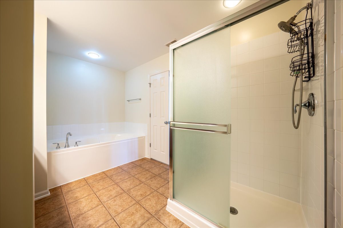 233 Jackson Street Gilberts, IL 60136 - Photo 21 of 29 a bathroom with a bathtub and a shower