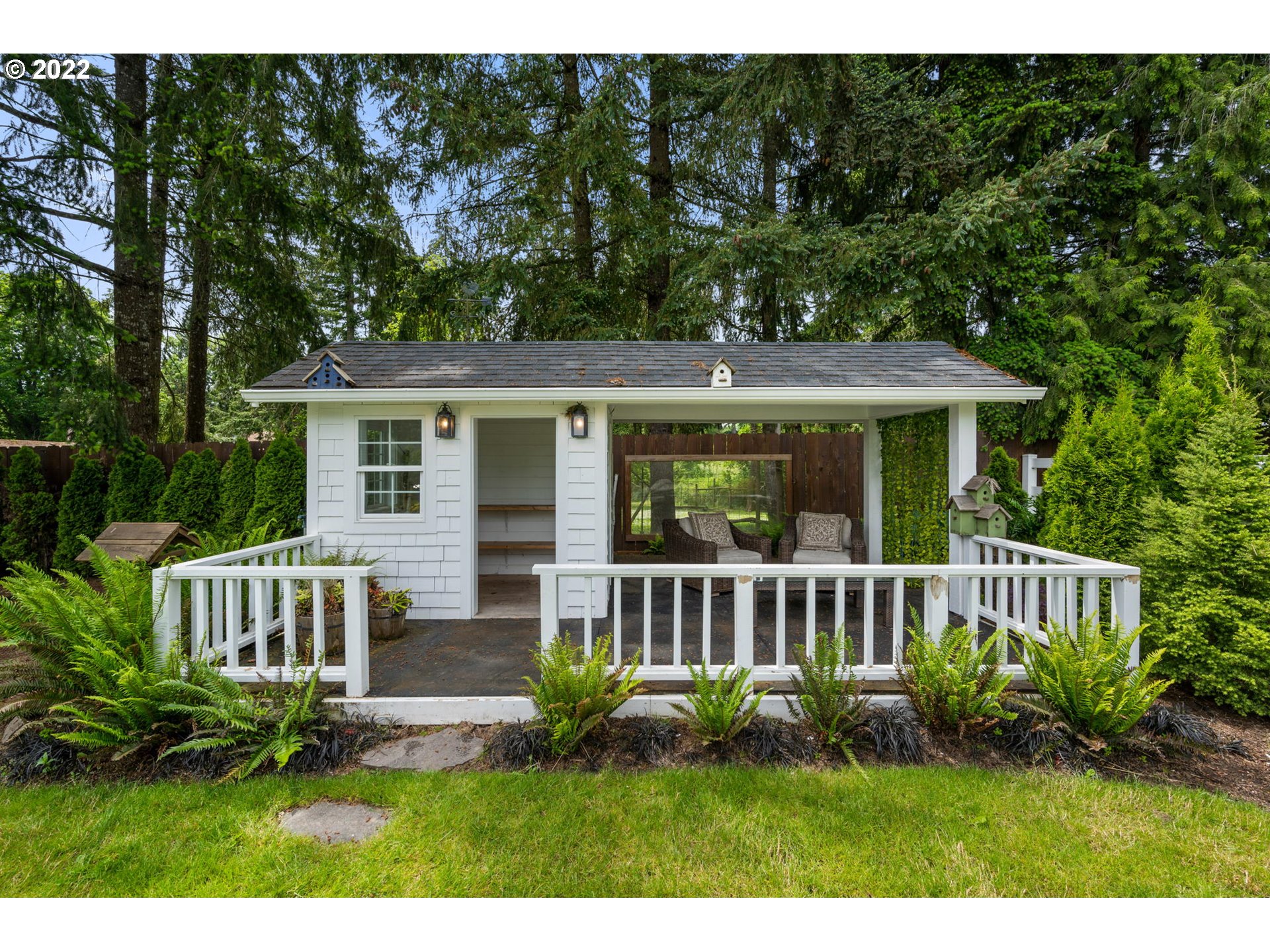 29195 Northeast Benjamin Road Newberg, OR 97132 - Photo 28 of 32 a view of a house with a yard and potted plants