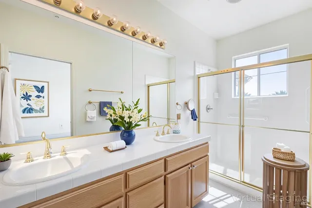 an empty room with entrance and windows