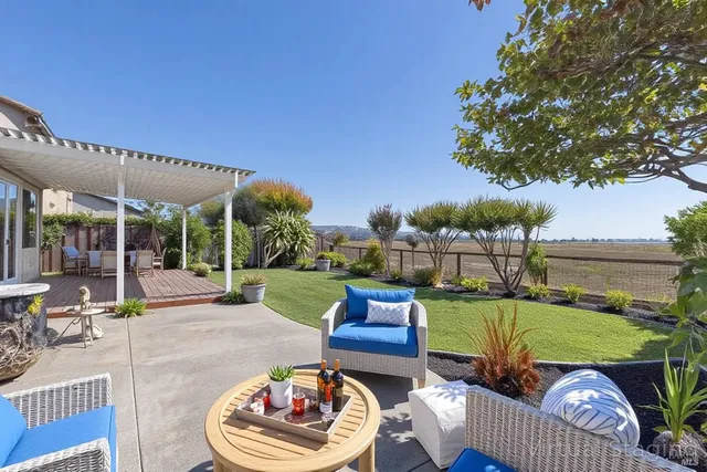 a view of an ocean and beach