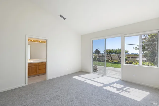 a view of closet area