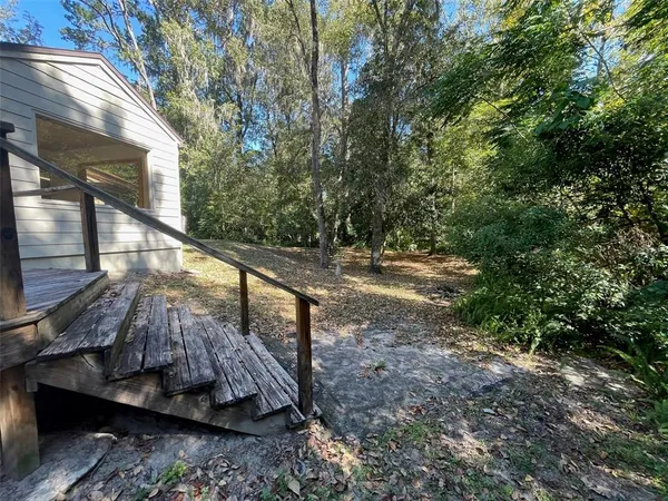 a house view with a sitting space