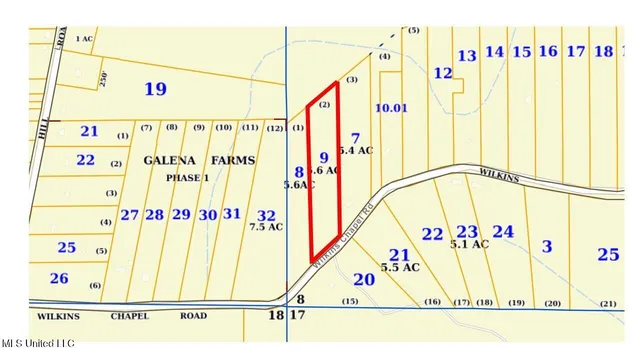 $44,000 | 0 Wilkins Chapel Road, Holly Springs, MS 38635