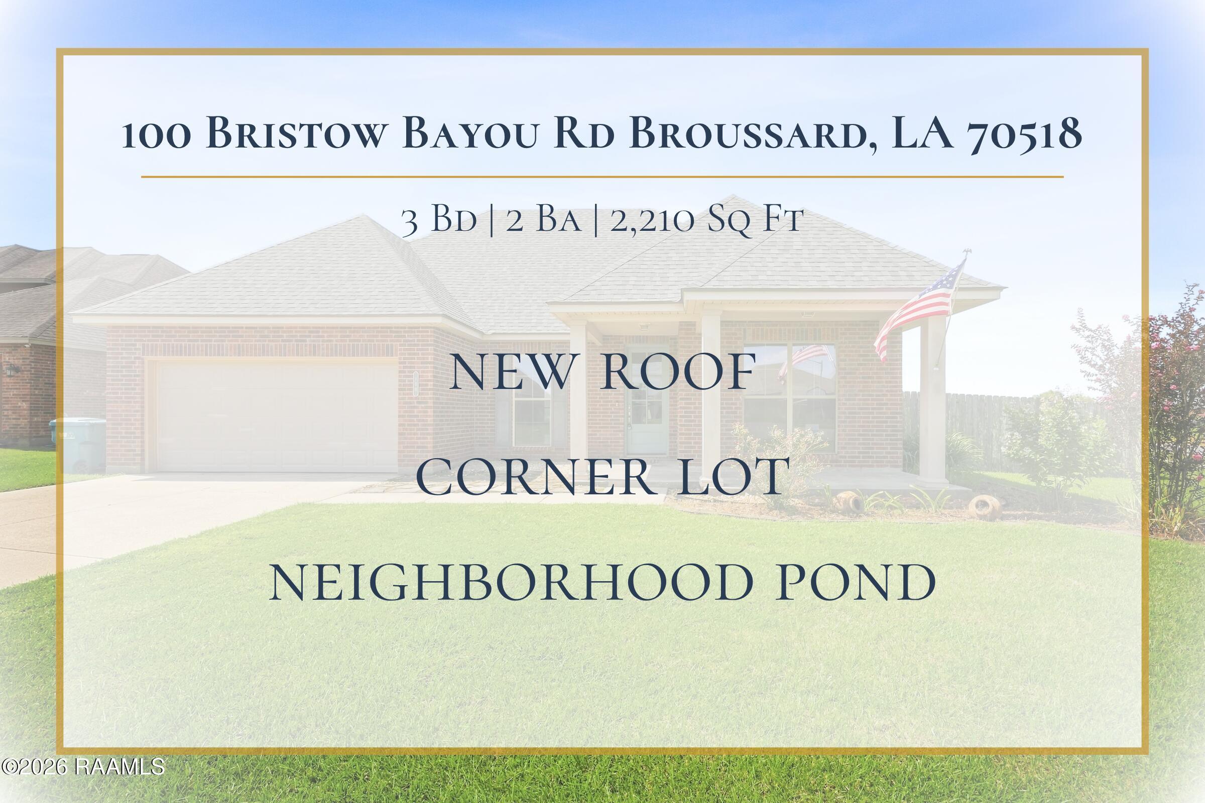 100 Bristow Bayou Road Broussard, LA 70518 - Photo 2 of 32 MLS Photo