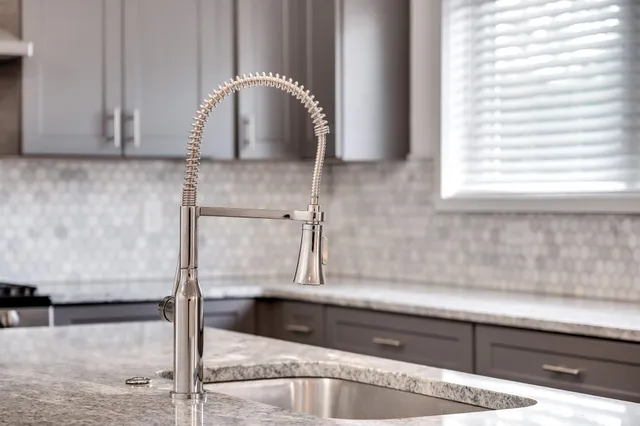 a bathroom with a bathtub and a sink