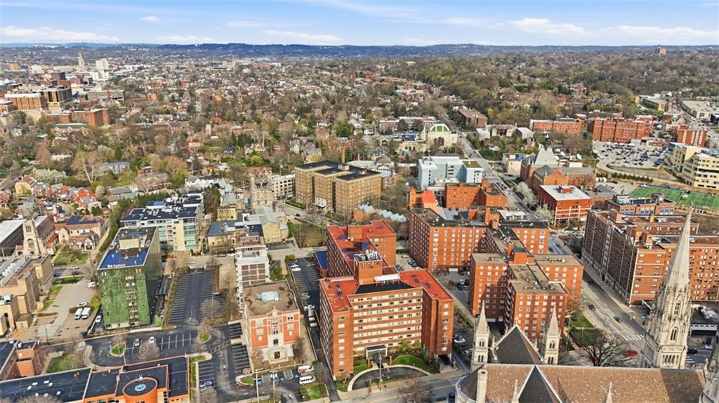 128 North Craig Street, Unit 814 Pittsburgh, PA 15213 - Photo 30 of 34 an aerial view of multiple house