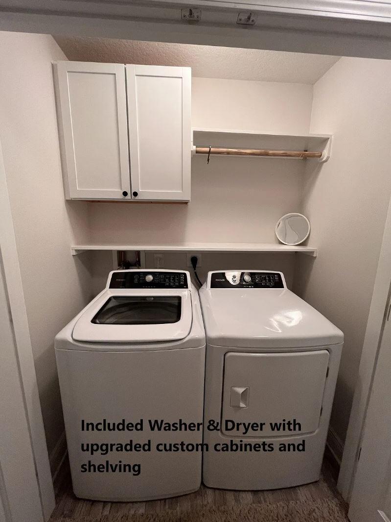 25 Crossing Lane, Unit C Santa Rosa Beach, FL 32459 - Photo 24 of 37 a utility room with washer and dryer