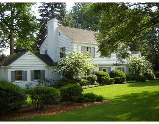 100 Hawthorne Road Fox Chapel, PA 15238 - Photo 1 of 15 Exterior Front. Beautiful white brick residence with wings to left and right.