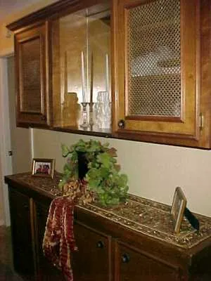 a room with storage and utility