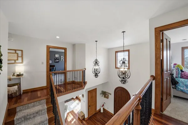 a large kitchen with stainless steel appliances lots of counter space and breakfast area