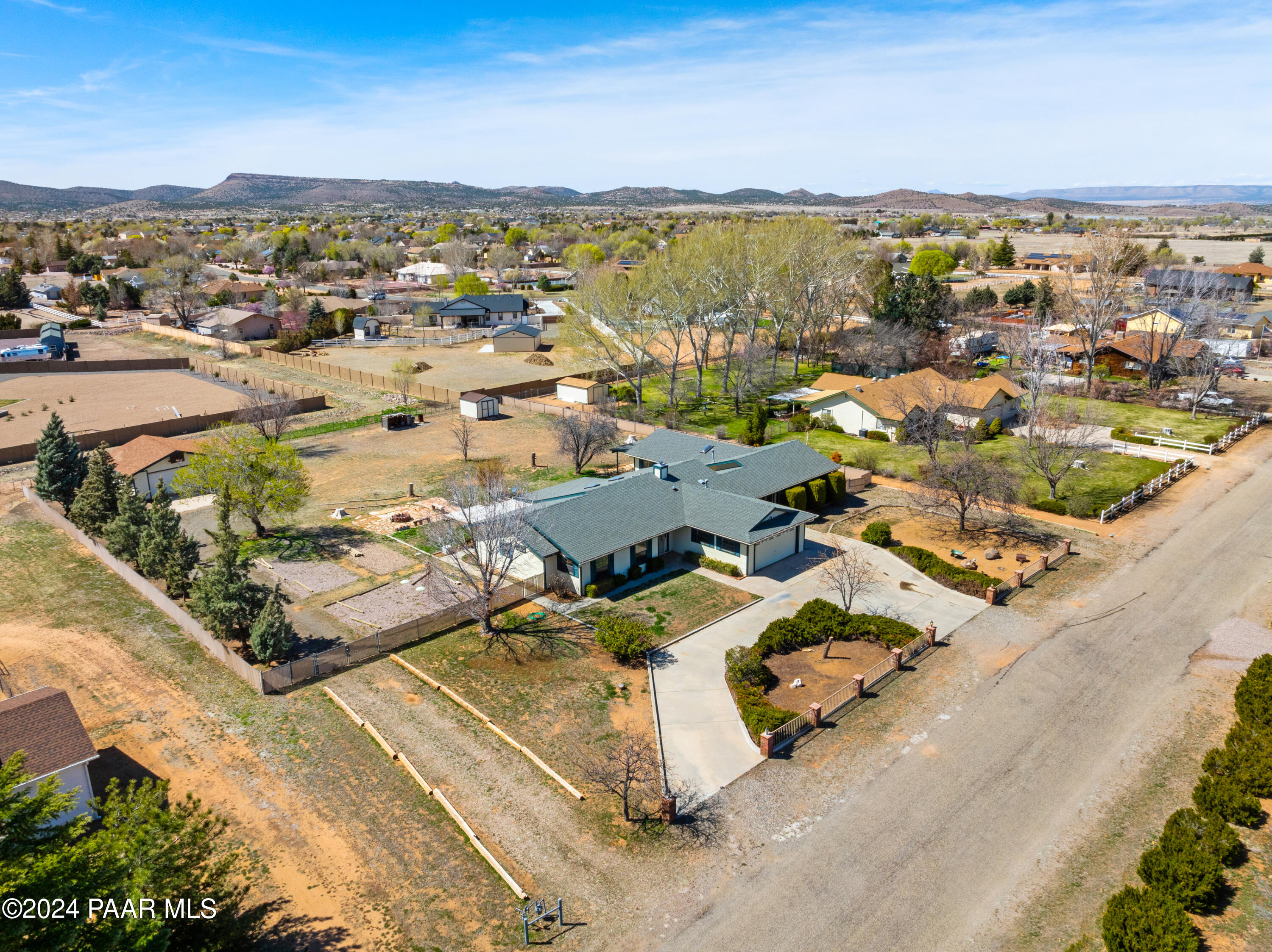 2170 Val Vista Drive Chino Valley, AZ 86323 - Photo 3 of 33 an aerial view of residential houses with outdoor space