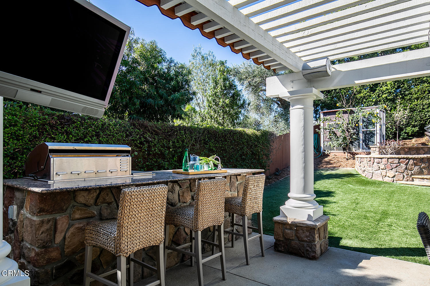 4535 Lone Pine Lane La Canada Flintridge, CA 91011 - Photo 45 of 62 a view of an outdoor sitting area with furniture and garden