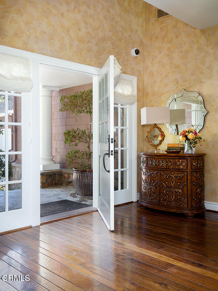 4535 Lone Pine Lane La Canada Flintridge, CA 91011 - Photo 6 of 62 a view of front door and entryway with wooden floor