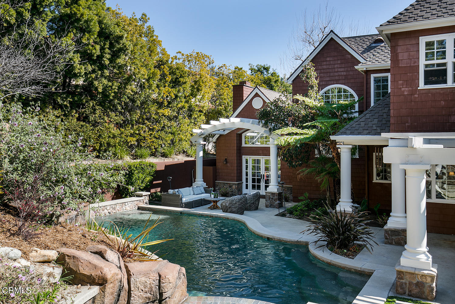 4535 Lone Pine Lane La Canada Flintridge, CA 91011 - Photo 51 of 62 a view of a house with garden and plants