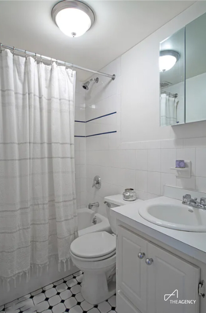 75 West 85th Street, Unit 4A Manhattan, NY 10024 - Photo 4 of 4 a bathroom with a sink a toilet and shower